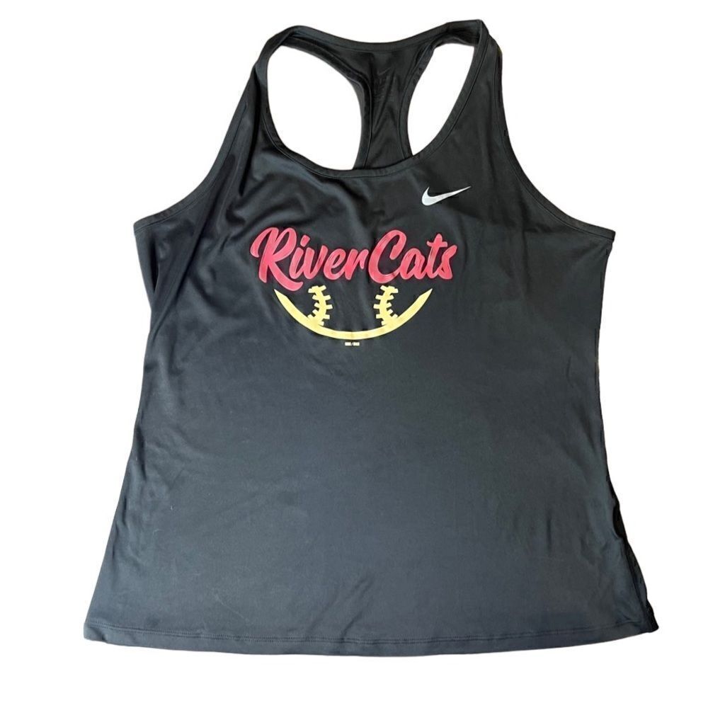 Sacramento River Cats Nike racer back tank top black size XL